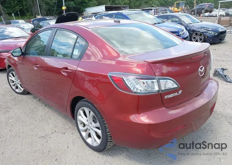 2011 Mazda 3 S z USA, uszkodzony, nr VIN JM1BL1W6XB1367650